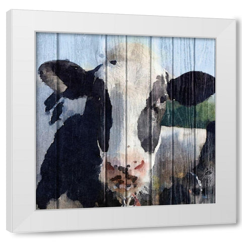 Sweet Daisy II White Modern Wood Framed Art Print by Metz, Andi