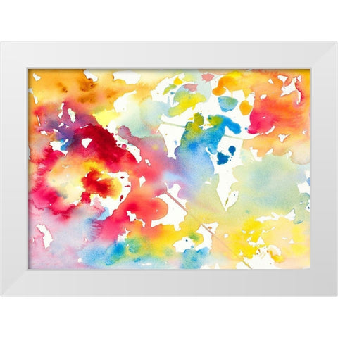 Spring has Sprung I White Modern Wood Framed Art Print by Loreth, Lanie
