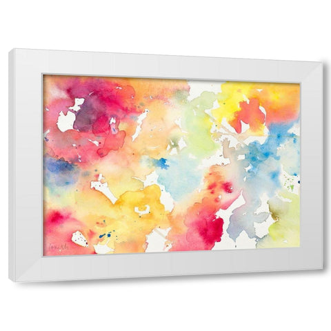 Spring has Sprung III White Modern Wood Framed Art Print by Loreth, Lanie
