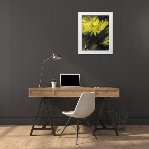 Night and Day White Modern Wood Framed Art Print by Gonzalez, Roberto