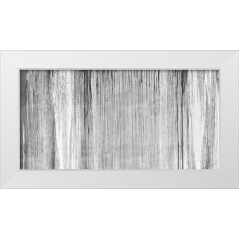 Gray City in the Night White Modern Wood Framed Art Print by Gonzalez, Roberto