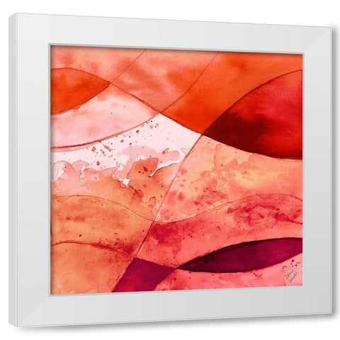 Rose Fantasy II White Modern Wood Framed Art Print by Loreth, Lanie