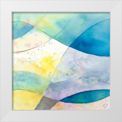 Underwater Fantasy II White Modern Wood Framed Art Print by Loreth, Lanie