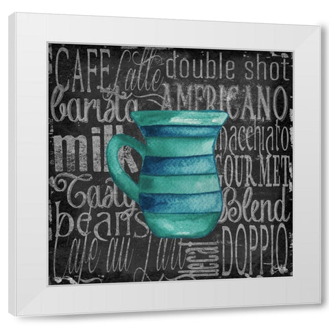 Coffee of the Day IV White Modern Wood Framed Art Print by Medley, Elizabeth