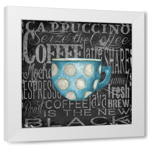 Coffee of the Day VI White Modern Wood Framed Art Print by Medley, Elizabeth