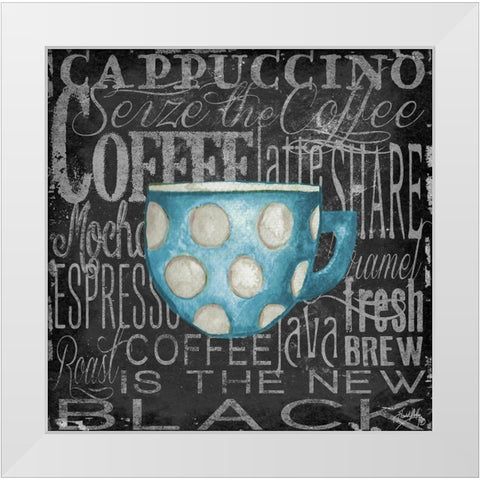 Coffee of the Day VI White Modern Wood Framed Art Print by Medley, Elizabeth