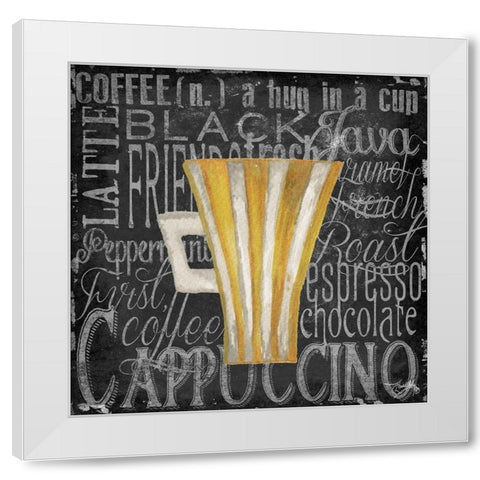 Coffee of the Day II White Modern Wood Framed Art Print by Medley, Elizabeth