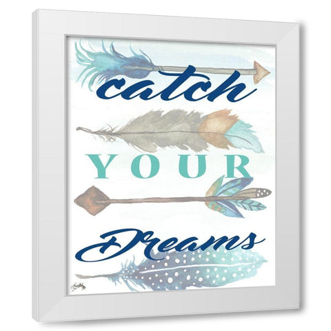 Inspiring I White Modern Wood Framed Art Print by Medley, Elizabeth