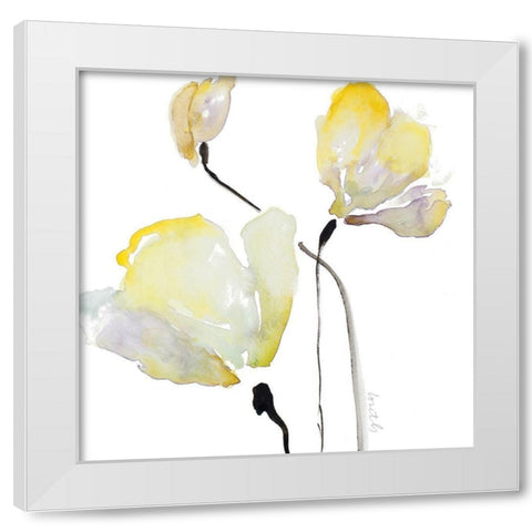 Basking in the Sunshine I White Modern Wood Framed Art Print by Loreth, Lanie