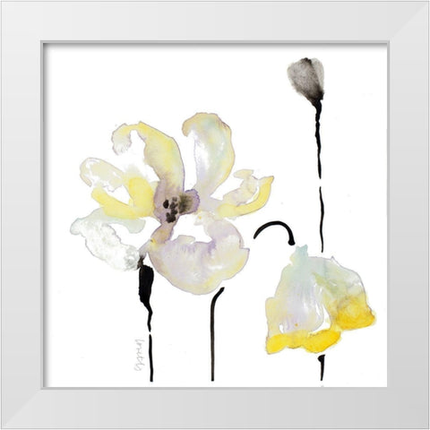 Basking in the Sunshine III White Modern Wood Framed Art Print by Loreth, Lanie