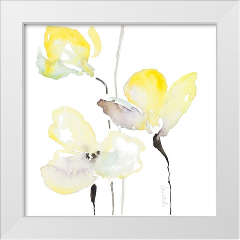 Basking in the Sunshine IV White Modern Wood Framed Art Print by Loreth, Lanie