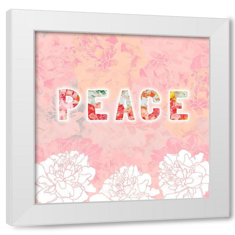 Inspire I White Modern Wood Framed Art Print by James, Nola