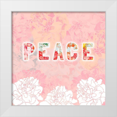 Inspire I White Modern Wood Framed Art Print by James, Nola