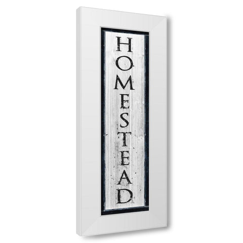 Homestead White Modern Wood Framed Art Print by Medley, Elizabeth