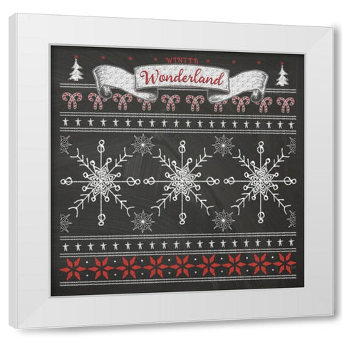 Holiday Sweater I White Modern Wood Framed Art Print by Metz, Andi