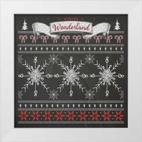 Holiday Sweater I White Modern Wood Framed Art Print by Metz, Andi