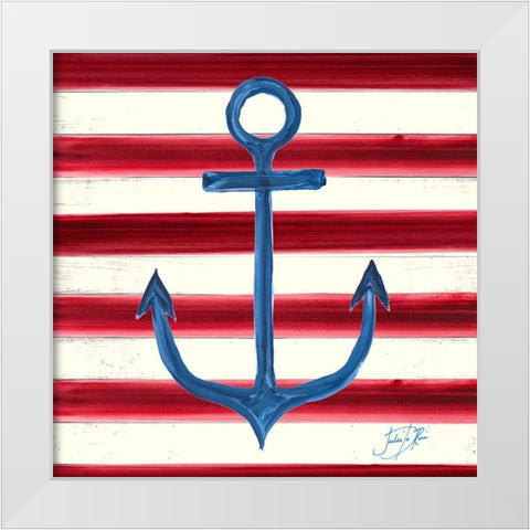 Sailors Life I White Modern Wood Framed Art Print by DeRice, Julie
