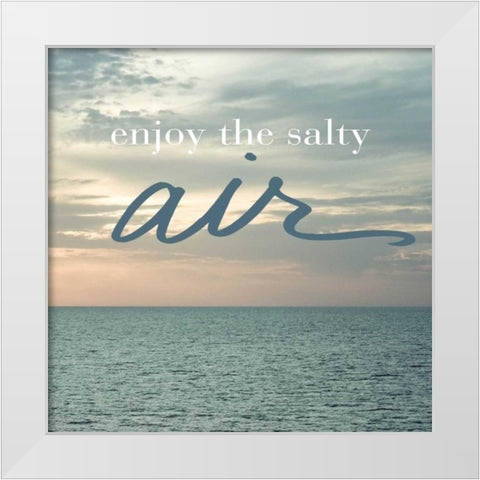 Dreams Ocean II White Modern Wood Framed Art Print by Acosta