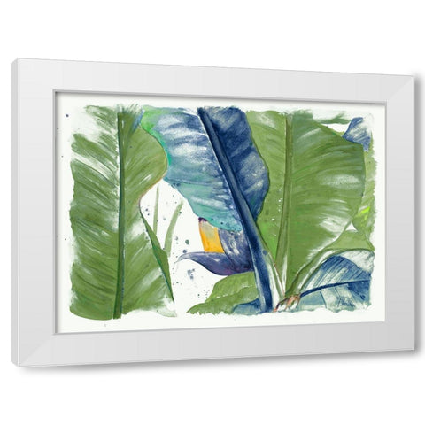 Fresh Banana Plantain Vibrant White Modern Wood Framed Art Print by Pinto, Patricia