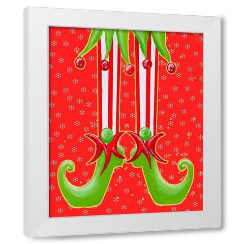 More Elfin Around White Modern Wood Framed Art Print by Ritter, Gina