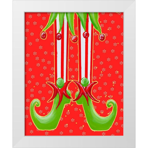 More Elfin Around White Modern Wood Framed Art Print by Ritter, Gina