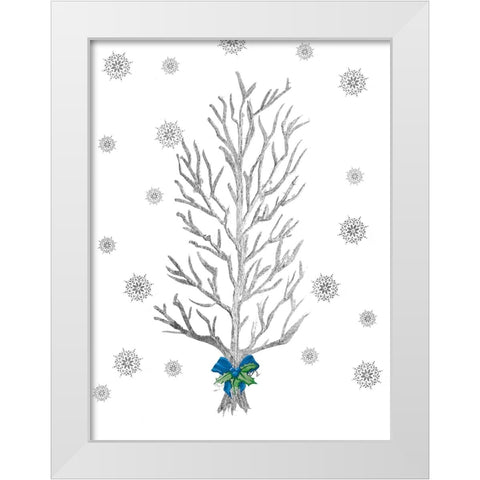 Winter Tree White Modern Wood Framed Art Print by Ritter, Gina