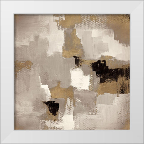 Muted Abstract I White Modern Wood Framed Art Print by Loreth, Lanie
