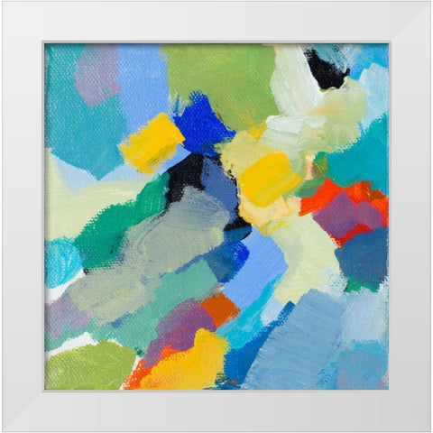 Lets Mingle a Little I White Modern Wood Framed Art Print by Loreth, Lanie