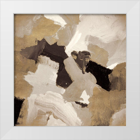 Muted Abstract II White Modern Wood Framed Art Print by Loreth, Lanie
