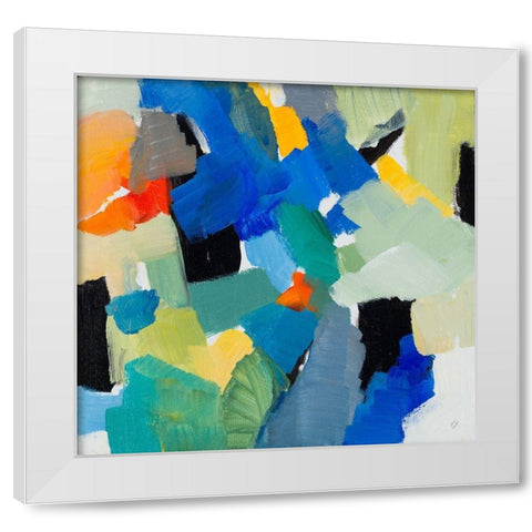 Lets Mingle a Little III White Modern Wood Framed Art Print by Loreth, Lanie