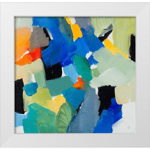 Lets Mingle a Little III White Modern Wood Framed Art Print by Loreth, Lanie