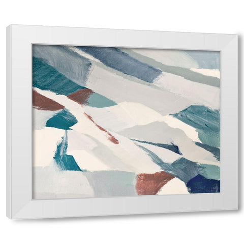 At Shore II White Modern Wood Framed Art Print by Loreth, Lanie