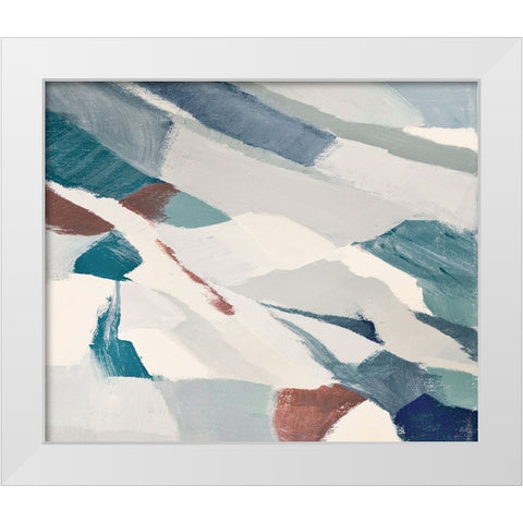 At Shore II White Modern Wood Framed Art Print by Loreth, Lanie