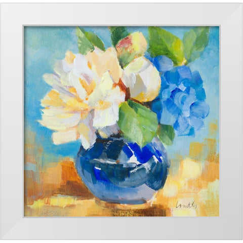 Mid Summer Bloom II White Modern Wood Framed Art Print by Loreth, Lanie