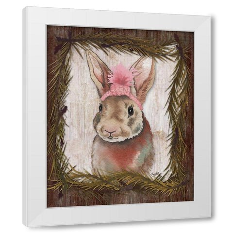 Woodland Animals II White Modern Wood Framed Art Print by Medley, Elizabeth