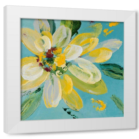 Blooming Moment I White Modern Wood Framed Art Print by Loreth, Lanie