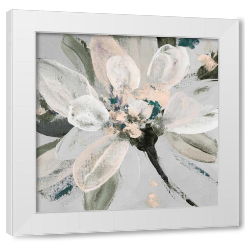 Blooming Glimpse II White Modern Wood Framed Art Print by Loreth, Lanie