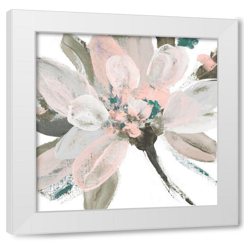 Pastel Blooming Moment II White Modern Wood Framed Art Print by Loreth, Lanie