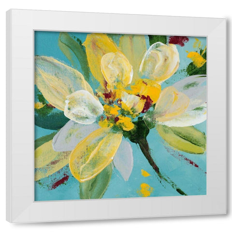 Blooming Moment II White Modern Wood Framed Art Print by Loreth, Lanie