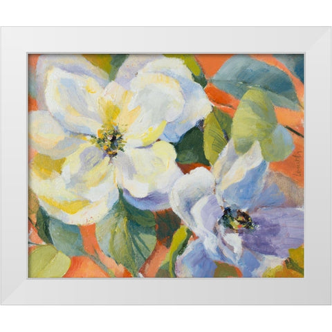 Endless Blossom I White Modern Wood Framed Art Print by Loreth, Lanie