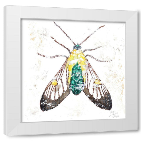Wild Butterfly White Modern Wood Framed Art Print by Pinto, Patricia