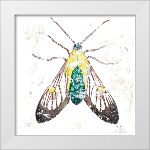 Wild Butterfly White Modern Wood Framed Art Print by Pinto, Patricia