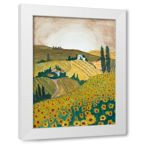 Tuscany White Modern Wood Framed Art Print by Bucheli, Amaya