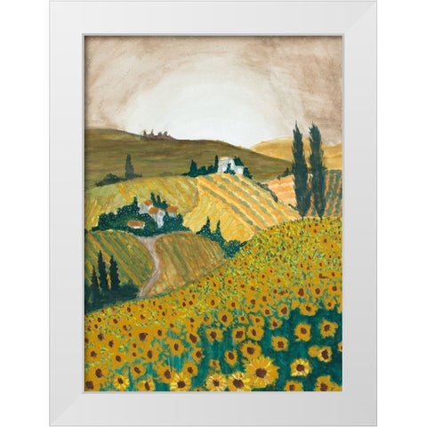 Tuscany White Modern Wood Framed Art Print by Bucheli, Amaya
