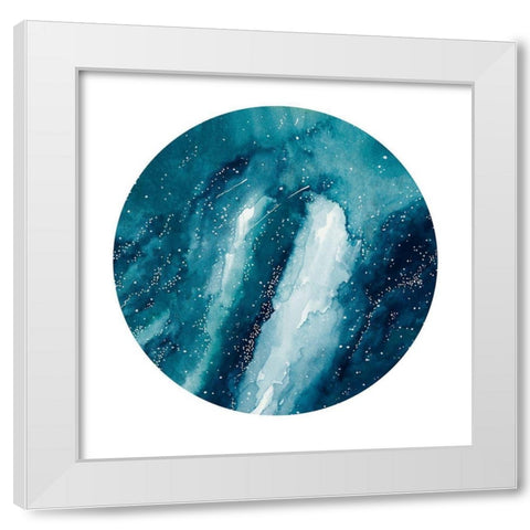 Light Years Away White Modern Wood Framed Art Print by Bucheli, Amaya