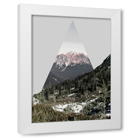 Nature Dynamics I White Modern Wood Framed Art Print by Wilson, Kali