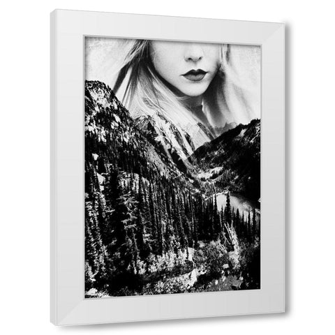 Wander Out White Modern Wood Framed Art Print by Wilson, Kali
