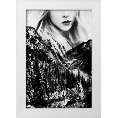 Wander Out White Modern Wood Framed Art Print by Wilson, Kali