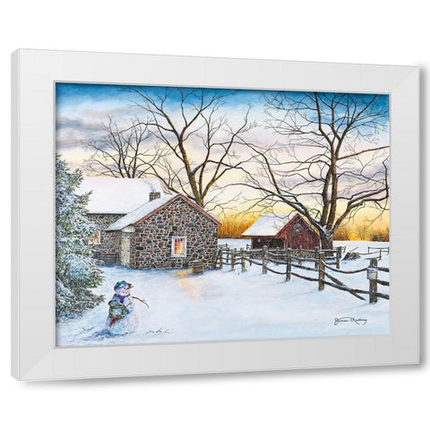 Mr.Twiggs White Modern Wood Framed Art Print by Redding, James