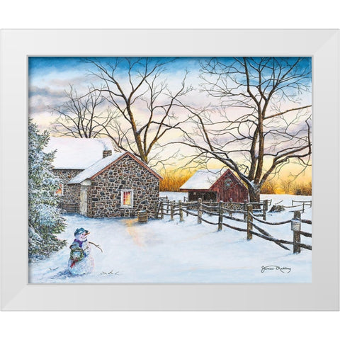 Mr.Twiggs White Modern Wood Framed Art Print by Redding, James